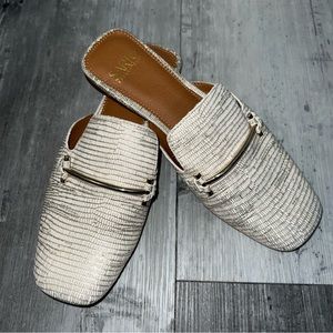 Franco Sarto Venna Leather Mules Size 7